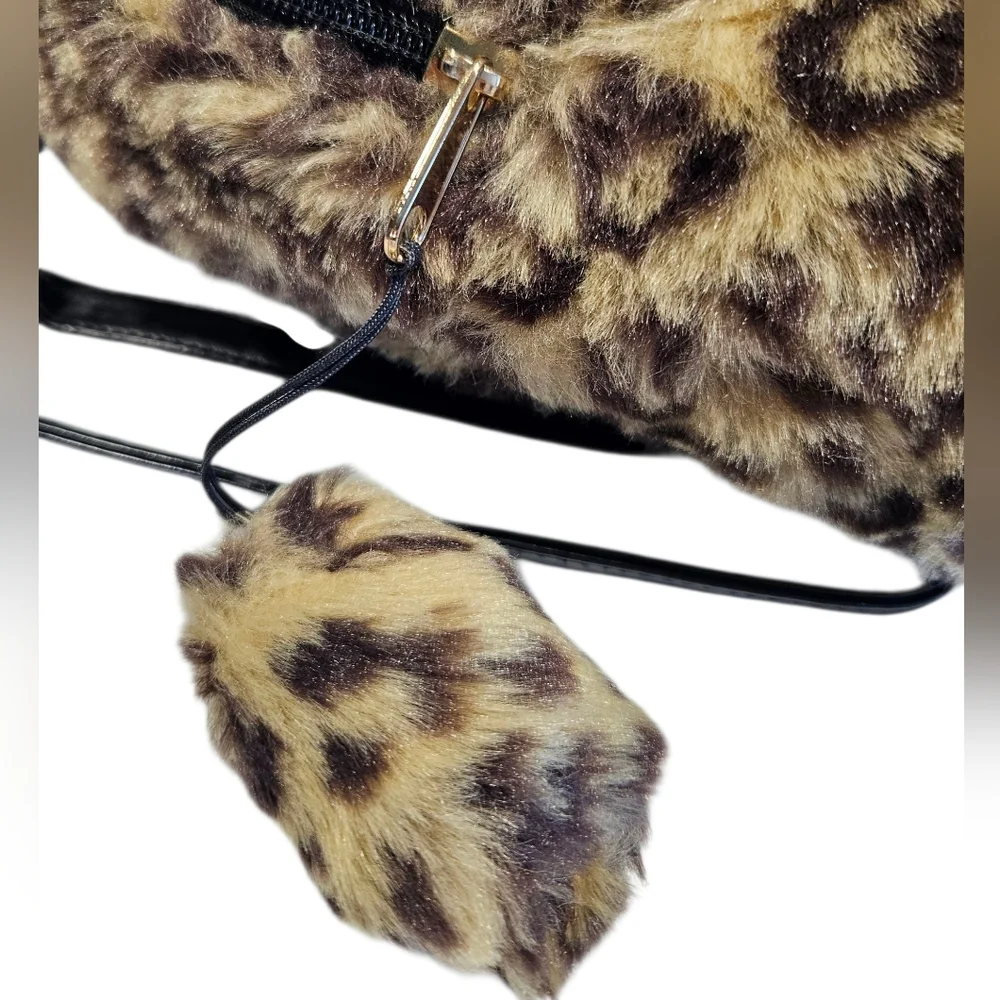Leopard Faux Fur Mini Cat Backpack with Ears and Tail – The Children’s Place
